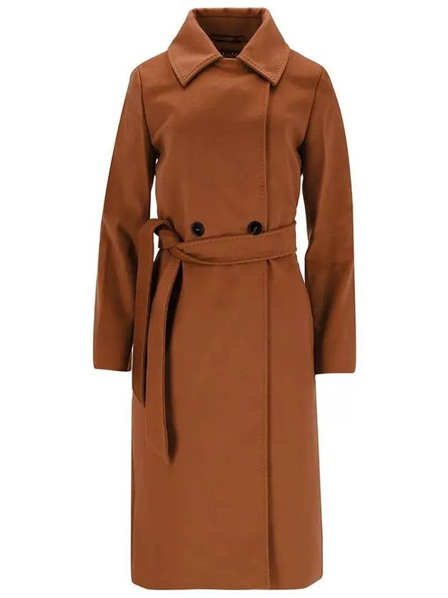 Bcollag Belted Double Coat Tobacco - MAX MARA - BALAAN 5