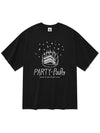 Party puffer short sleeve tshirt black - RADINEO - BALAAN 1