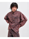 Wine Denim Shirt Suit Pink - C WEAR BY THE GENIUS - BALAAN 4