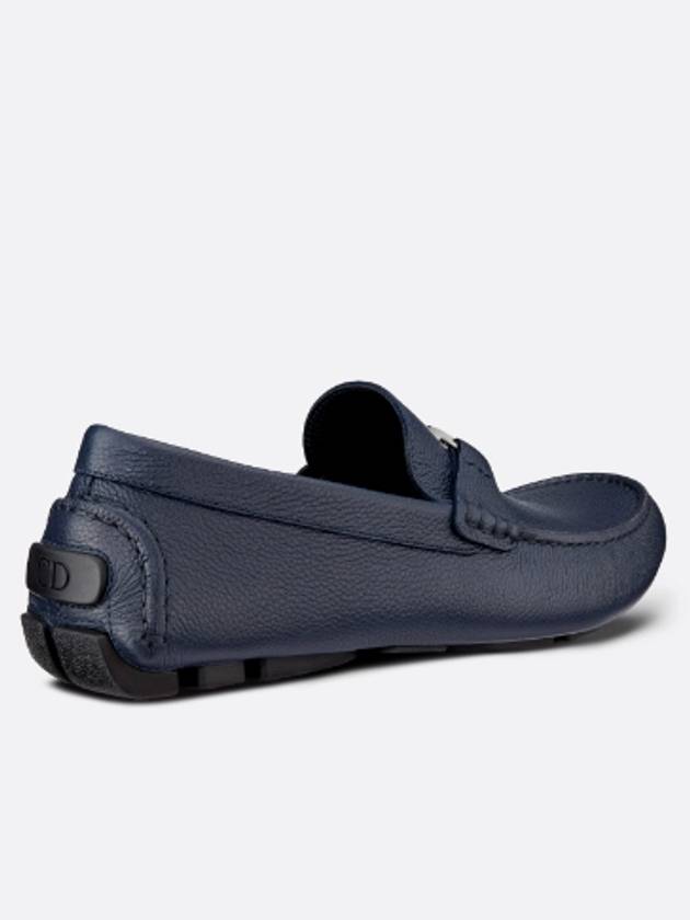 CD Signature Buckle Strap Loafers Blue - DIOR - BALAAN 5