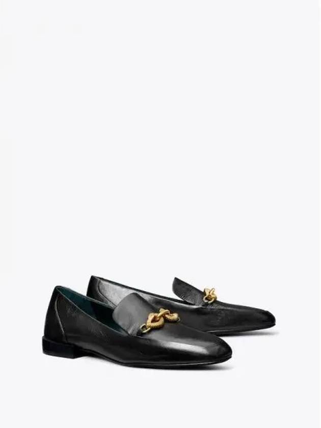 Jessa Loafer Flat Shoes Black Gold Domestic Product GM0023080949246 - TORY BURCH - BALAAN 1