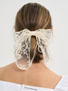 Lace Pearl Ribbon Hair Pin Ivory - SORRY TOO MUCH LOVE - BALAAN 2