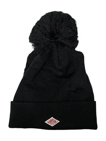 DTH0117 AWR BLACK foam knit beanie - DANTON - BALAAN 1