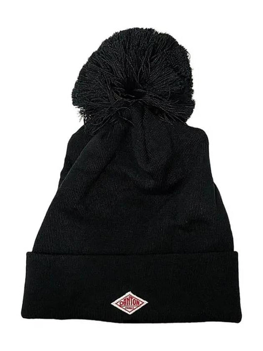 DTH0117 AWR BLACK foam knit beanie black - DANTON - BALAAN 1