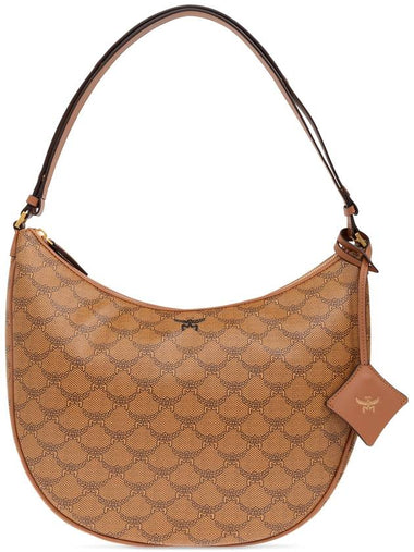 MCM Shoulder Bag With Lauretos Print, Women's, Brown - MCM - BALAAN 1