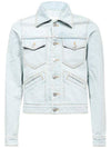 Trucker Denim Jacket Blue - AMI - BALAAN 2