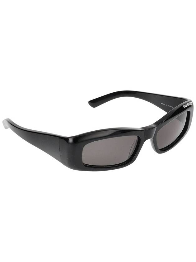 Eyewear Acetate Rectangular Sunglasses Shiny Black - BALENCIAGA - BALAAN 6