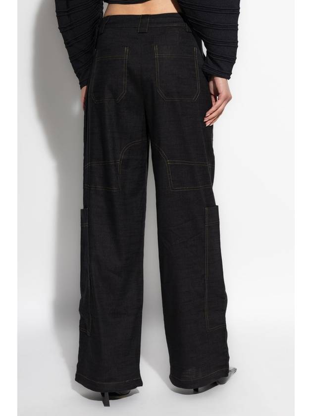 Cult Gaia Pants Wynn, Women's, Black - CULT GAIA - BALAAN 4