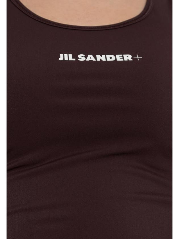 JIL SANDER+ Sports Top With Logo, Women's, Brown - JIL SANDER - BALAAN 5