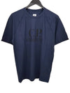 Logo Short Sleeve T-Shirt Navy - CP COMPANY - BALAAN 1