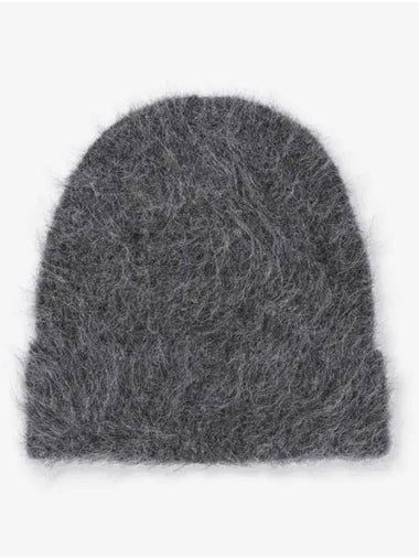 Alpaca blend beanie charcoal FW23FUZZYBEANIECHA - SEFR - BALAAN 1