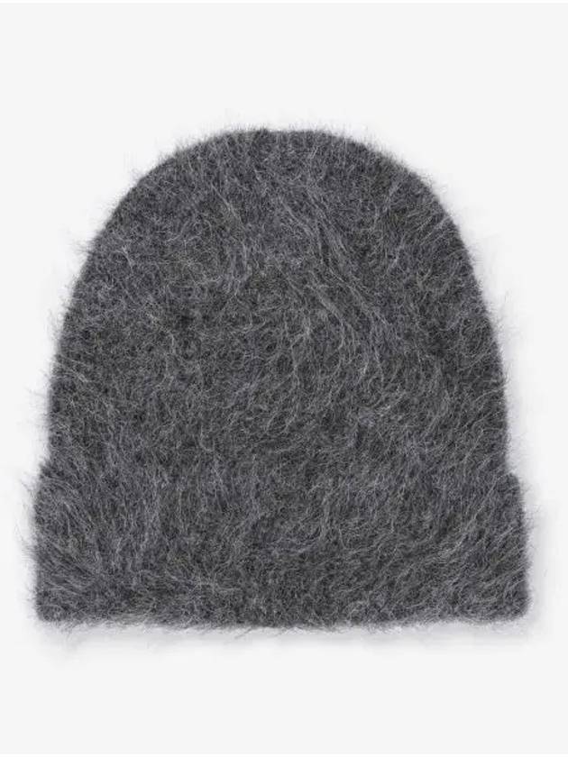 Alpaca blend beanie charcoal FW23FUZZYBEANIECHA - SEFR - BALAAN 1