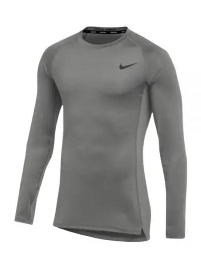 Pro Tight Long Sleeve T-Shirt Grey - NIKE - BALAAN 2