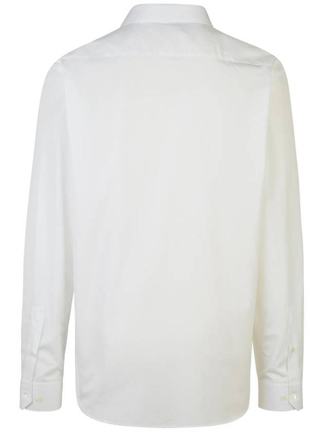 Balmain White Cotton Shirt - BALMAIN - BALAAN 3