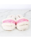 logo shearling slippers 36 230 - DIOR - BALAAN 3