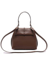 Penelope Leather Shoulder Bag Dark Nut - CHLOE - BALAAN 5