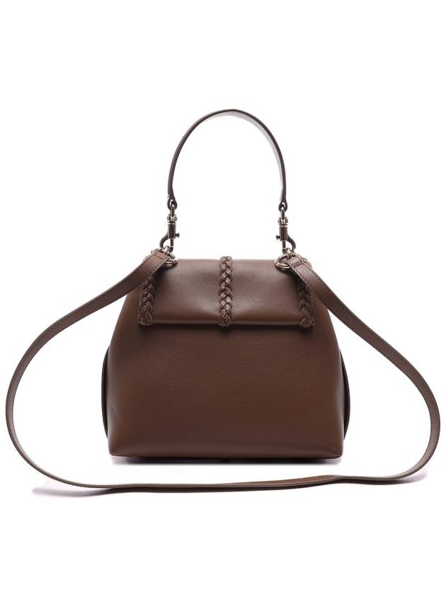 Penelope Leather Shoulder Bag Dark Nut - CHLOE - BALAAN 5