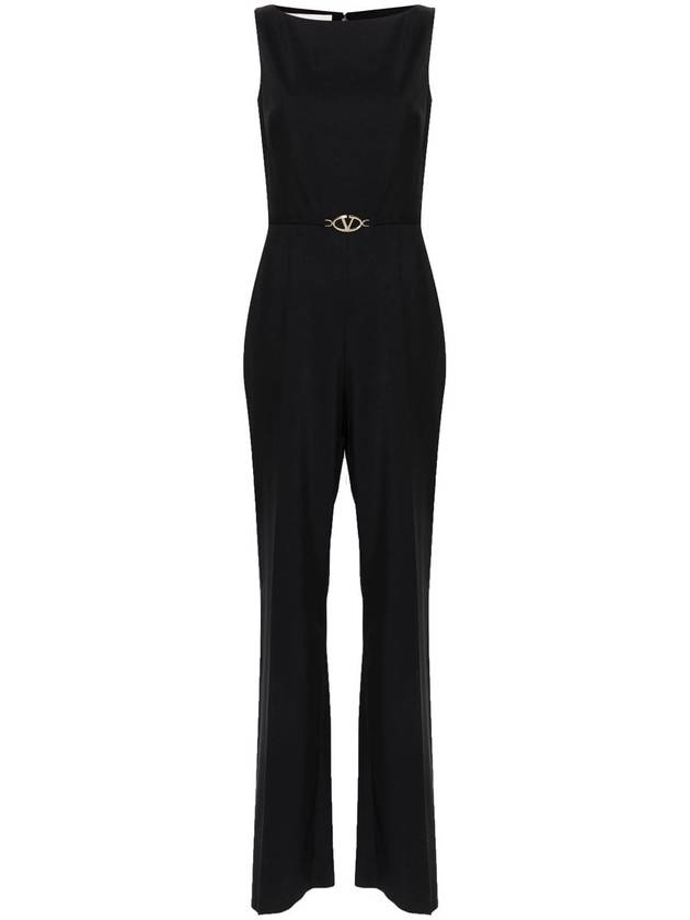 Valentino Garavani Jumpsuit With V Detail - VALENTINO - BALAAN 4