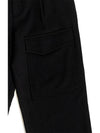 Men's Cargo Wool Pants Black I1WP01BK - IOEDLE - BALAAN 6