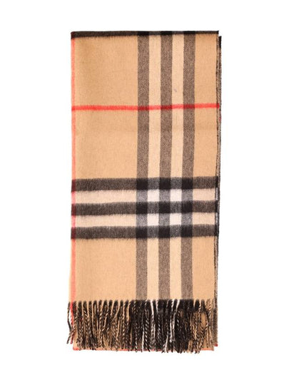 Check Reversible Cashmere Muffler Archive Beige - BURBERRY - BALAAN 2