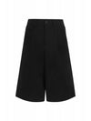 Icon Tailored Shorts Black - BURBERRY - BALAAN 1