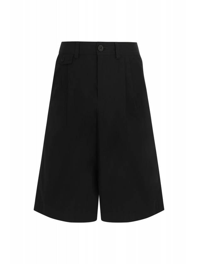 Icon Tailored Shorts Black - BURBERRY - BALAAN 1