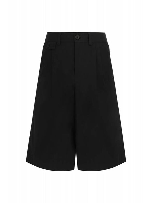 Icon Tailored Shorts Black - BURBERRY - BALAAN 1