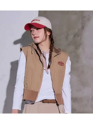 Windbreaker Vest Beige - BENECIA12 - BALAAN 1