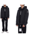 Traversier Hooded Jacket Black - MONCLER - BALAAN 3