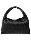 Intrecciato Hop Small Tote Bag Black - BOTTEGA VENETA - BALAAN 2