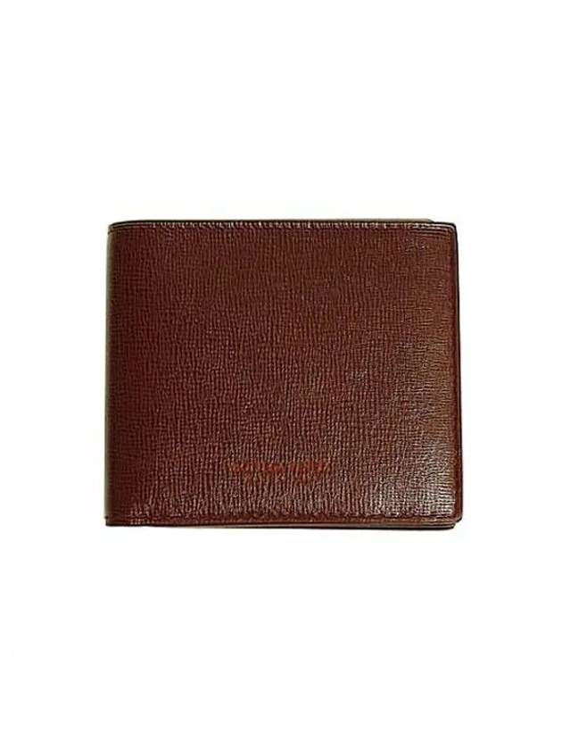 Logo Leather Half Wallet Brown - BOTTEGA VENETA - BALAAN 1