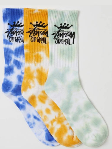 AU Australian Old School Tie Dye Socks ST7235014 Multi MENS - STUSSY - BALAAN 1