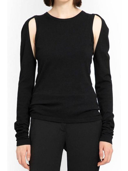 Long Sleeve T-Shirt O02HW703 001 BLACK - HELMUT LANG - BALAAN 1