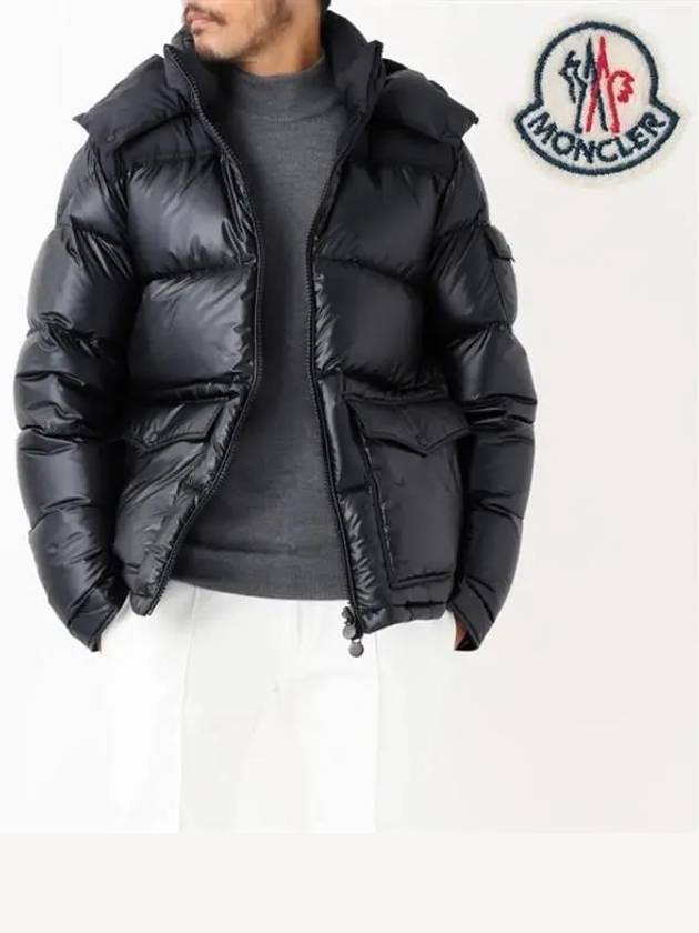 Masaya Down Short Padded Jacket Black - MONCLER - BALAAN 2