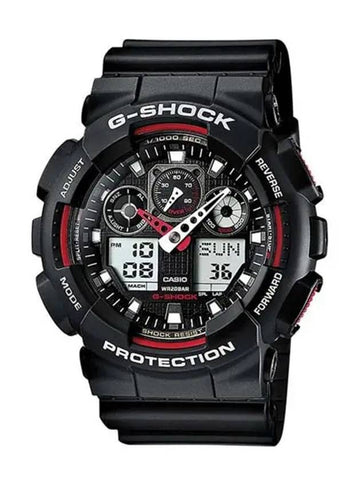 Electronic Wrist Watch Big Face Anacombi GA 100 1A4NDR - G-SHOCK - BALAAN 1