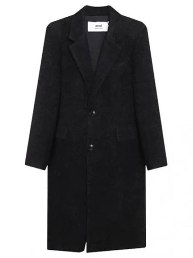 Two button virgin wool long coat - AMI - BALAAN 1