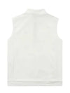 Cushion paper half zip-up vest 9803LZLPWHITE - BLACK&WHITE - BALAAN 2