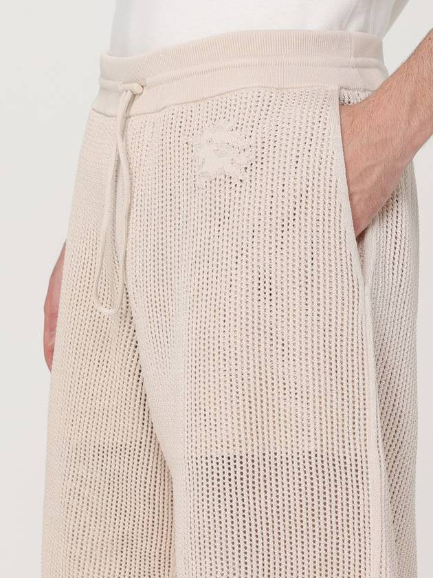 Equestrian Knight Mesh Cotton Shorts Soap - BURBERRY - BALAAN 6