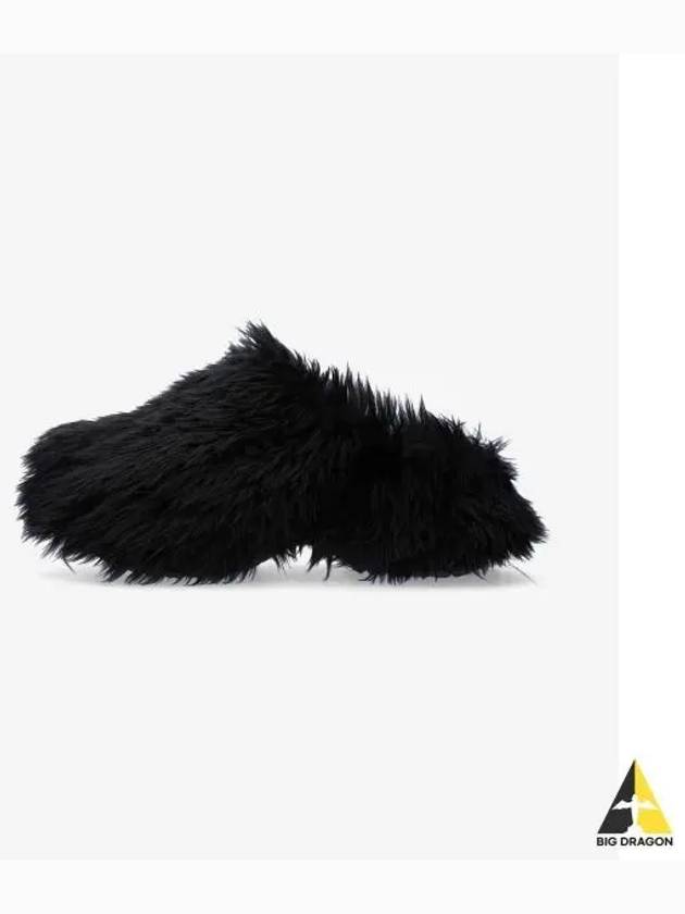 Fake Fur Mule Black - BALENCIAGA - BALAAN 2