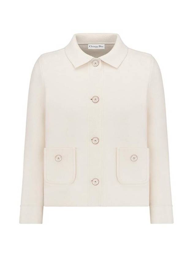 silk jacket white - DIOR - BALAAN 1