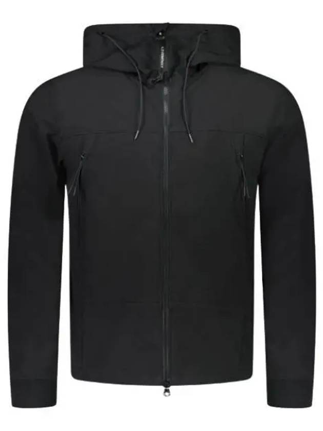 Shell R Goggle Hooded Jacket Black - CP COMPANY - BALAAN 2