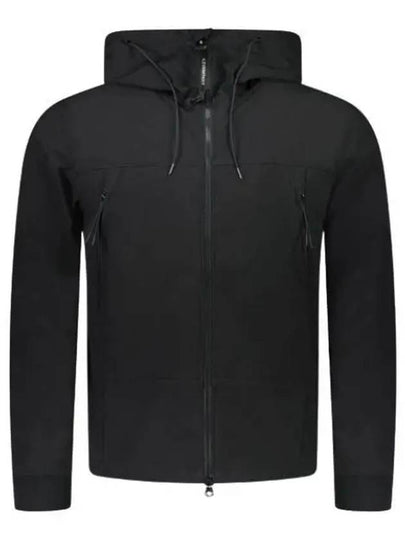 Shell R Goggle Hooded Jacket Black - CP COMPANY - BALAAN 2