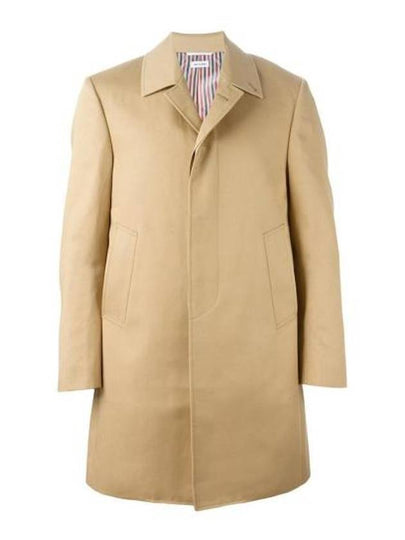 Men's Mackintosh Bal Collar Classic Single Coat Khaki - THOM BROWNE - BALAAN 2