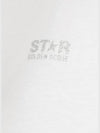 Glitter Star Logo Short Sleeve T-Shirt Silver White - GOLDEN GOOSE - BALAAN 6