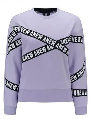 Anew Women s Tape Artwork Point Sweatshirt AGCWW T Shirt03LV Domestic Product GQCY22092041151 - ANEWGOLF - BALAAN 1