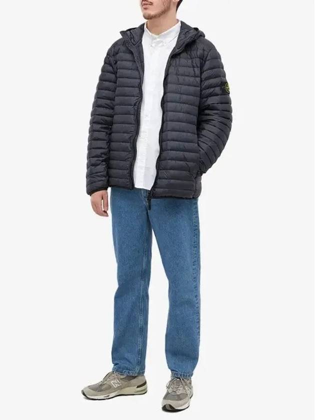 Loom Woven Chambers R-Nylon Down-TC Packable Jacket Navy - STONE ISLAND - BALAAN 7