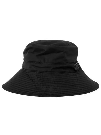 Tech Logo Patch Bucket Hat Black - GANNI - BALAAN 2