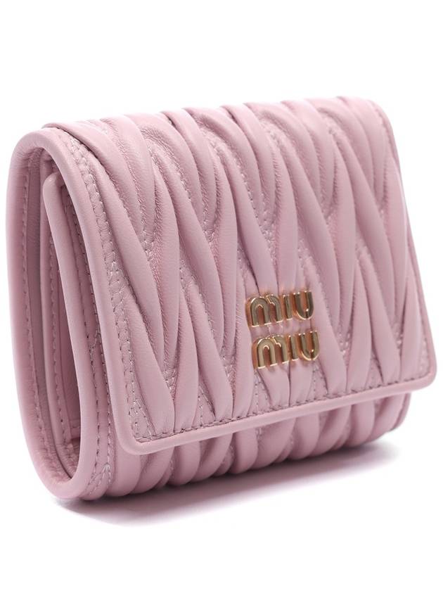 Women s Matelasse Half Wallet 5MH033 2FPP F0E18 24F - MIU MIU - BALAAN 3