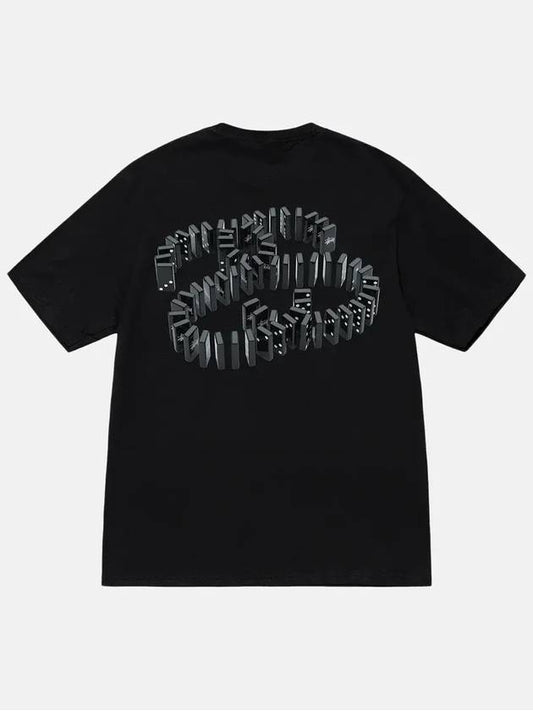 domino tshirt black - STUSSY - BALAAN 1