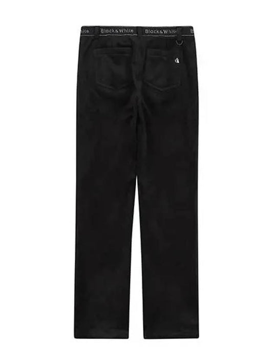 Women s Corduroy Mink Bonding Pants 5114LXWP BLACK - BLACK&WHITE - BALAAN 2